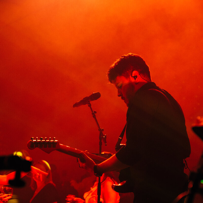 The Brotherhood performing at a corporate event in Corporate Band Newport | Celtic Manor, ICC Wales & Beyond